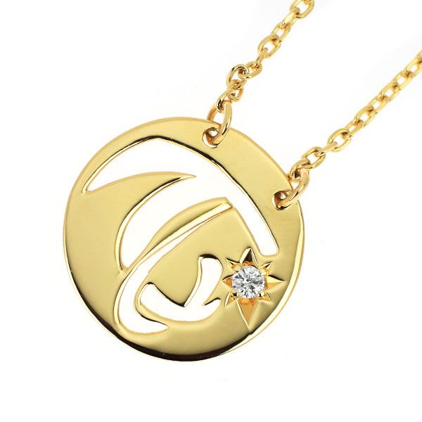 スタージュエリー K18YG ダイヤモンド ペンダントネックレス  