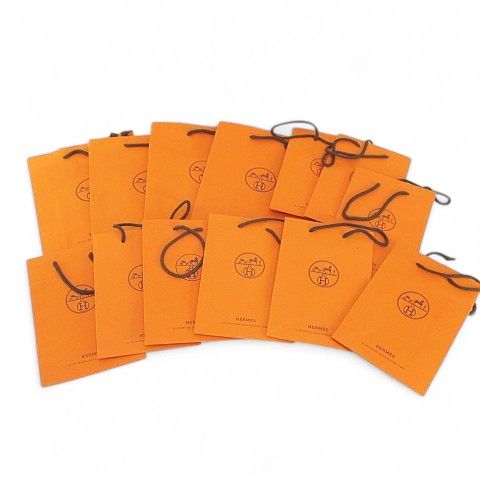 ■エルメス■ショッパー紙袋/13点/サイズ各種セット売りです エルメス HERMES 13枚セット 紙袋 ショッパー ショップ袋 純正