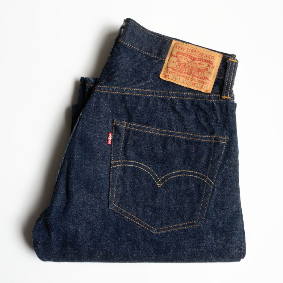 濃紺|バレンシア製 LEVI S 501XX ビッグE デニムパンツ 32×36 リーバイス 555 アメリカ製 wsm 25090692