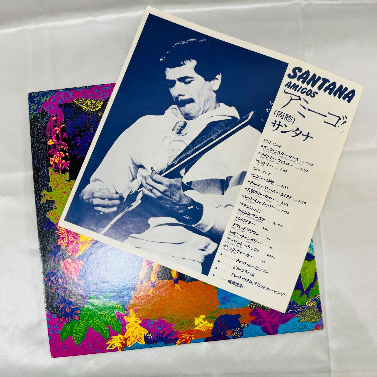 A【希少】サンタナ SANTANA レコード LP INNER SECRETS 太陽の