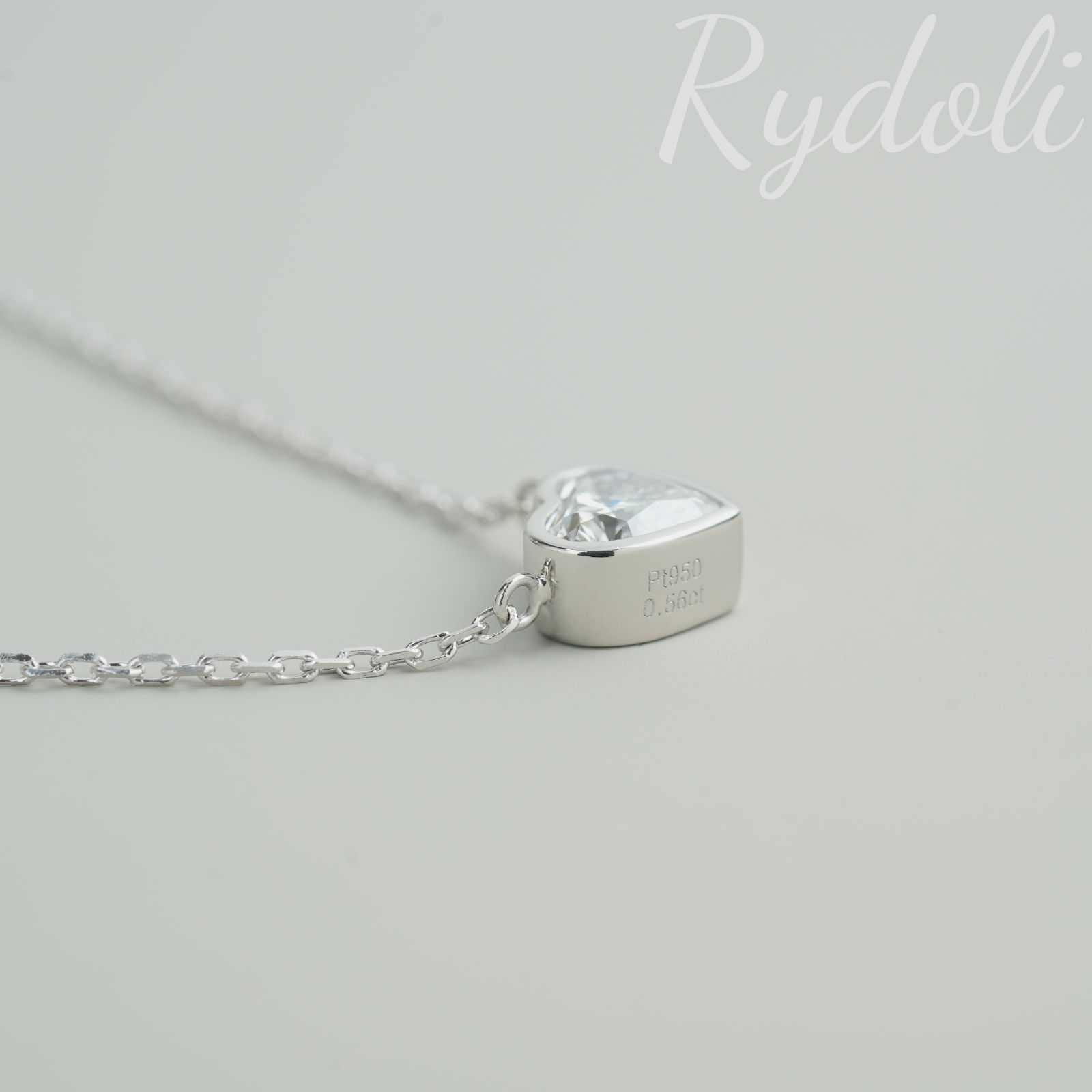 即納発送 PT950 0.56ct D IF ダイヤモンドネックレス ラボ