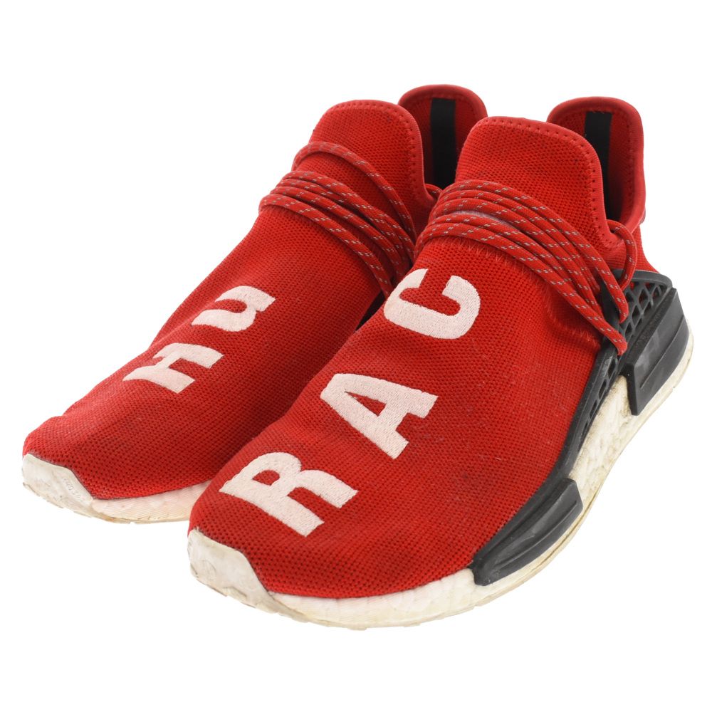 adidas (アディダス) ×Pharrell Williams PW HUMAN RACE NMD ファレルウィリアムス  コラボローカットスニーカー レッド US9/27cm BB0616 - メルカリ