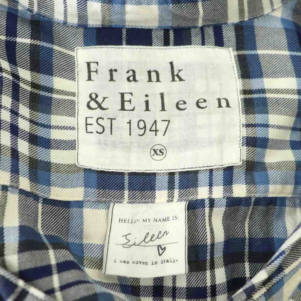 Frank＆Eileen 長袖シャツ EILEEN XS 日本M スキッパー 白 Frank＆Eileen 長袖シャツ EILEEN XS 日本M スキッパー 白