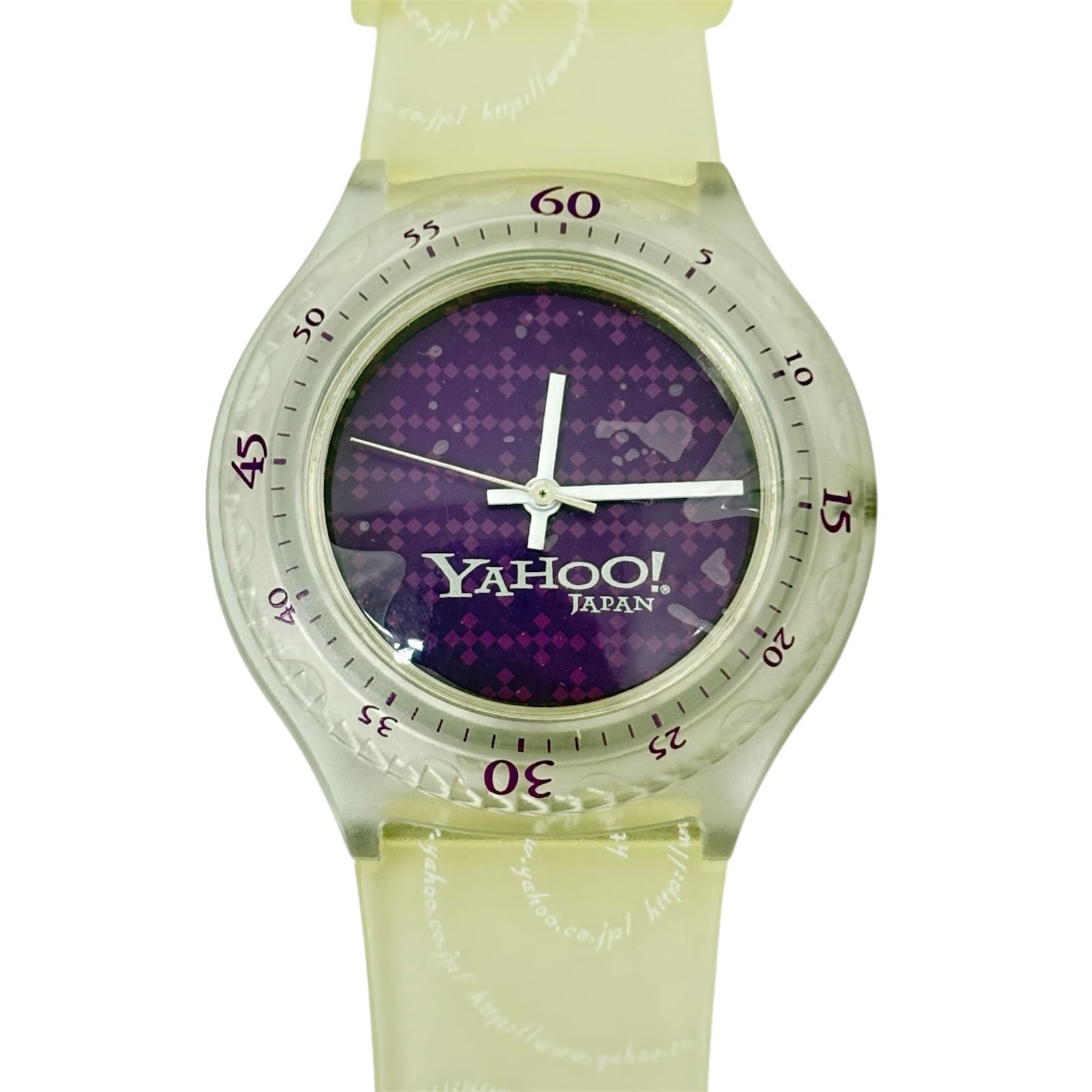 限定品】スウォッチ SWATCH × Yahoo!JAPAN コラボ腕時計 クォーツ 