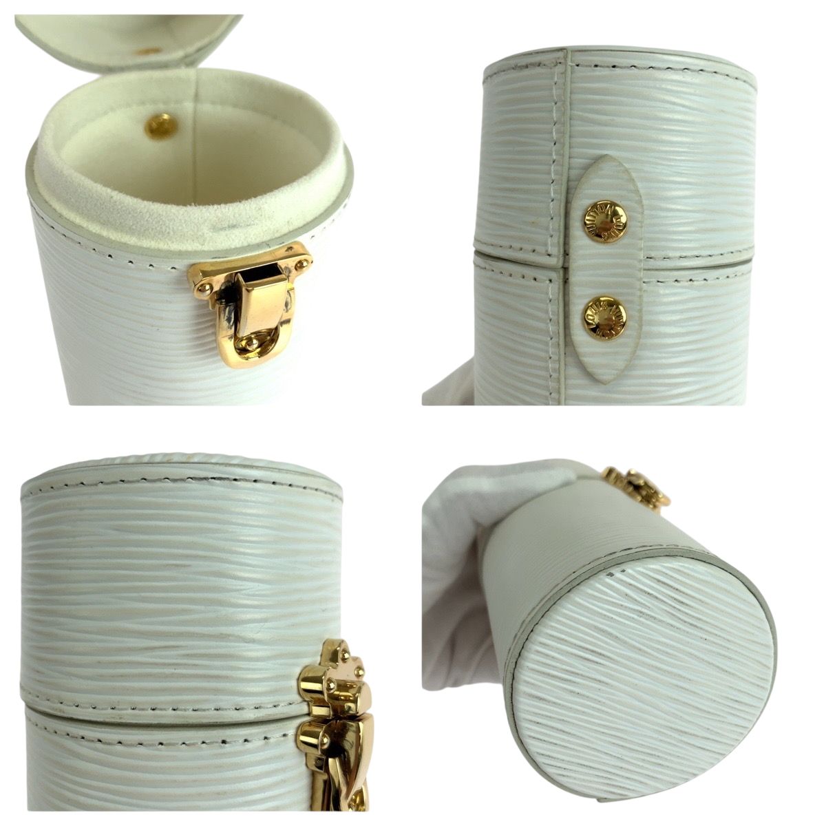 美品 LOUIS VUITTON ルイヴィトン エピ トラベルケース 100ML ホワイト  