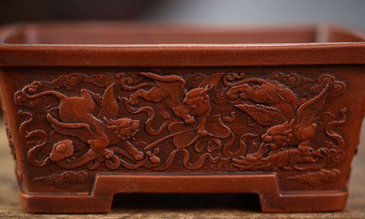 中国宜興 紫砂の鉢 盆栽鉢 植木鉢 小品盆栽鉢 大品盆栽鉢 - メルカリ