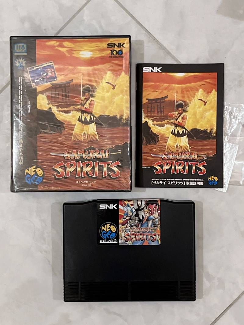 【ネオジオROM】サムライスピリッツ3本セットSNK 箱説付 動作確認済 美品 SNK ネオジオ ROM サムライ スピリッツ 取説付 NEO-GEO