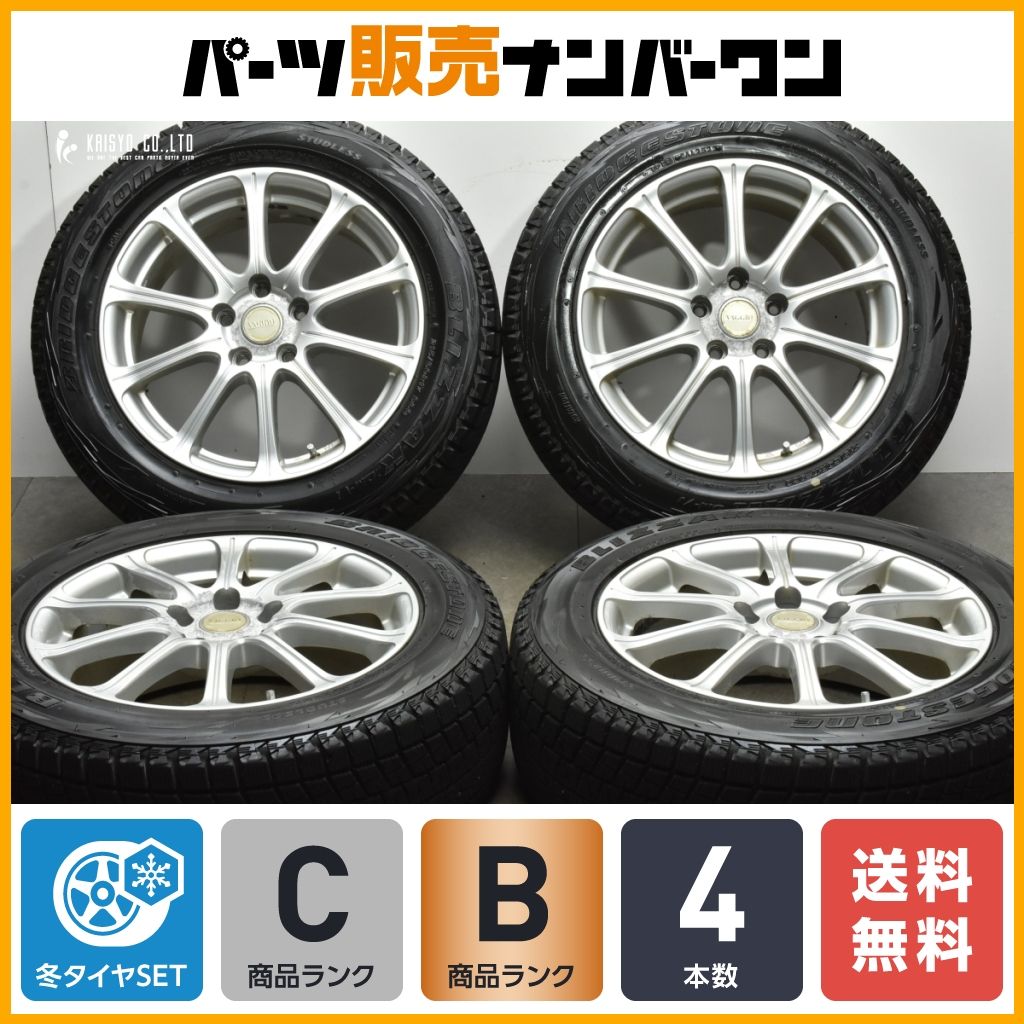 【送料無料】VAGGIO 17in 7J +53 PCD114.3 ブリヂストン ブリザック DM-V1 215/60R17 エスティマ オデッセイ エルグランド CX-30 送料無料