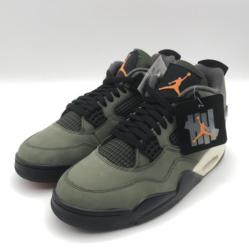 中古】NIKE × UNDEFEATED AIR JORDAN 4 Retro スニーカー 27.5cm 
