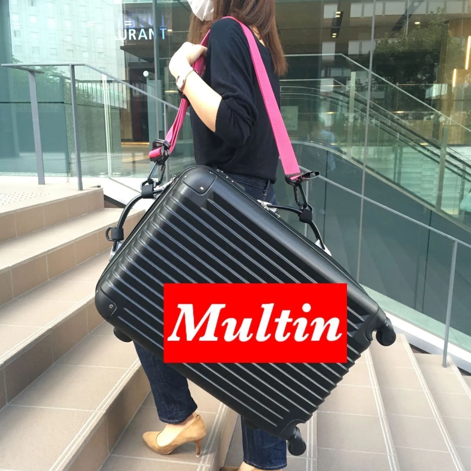 インバウンドにつかってほしい！　多目的ベルト『Multin』