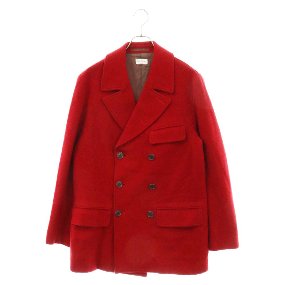 PS Paul Smith カシミヤ混 ポールスミス メルトン コート 極美品 