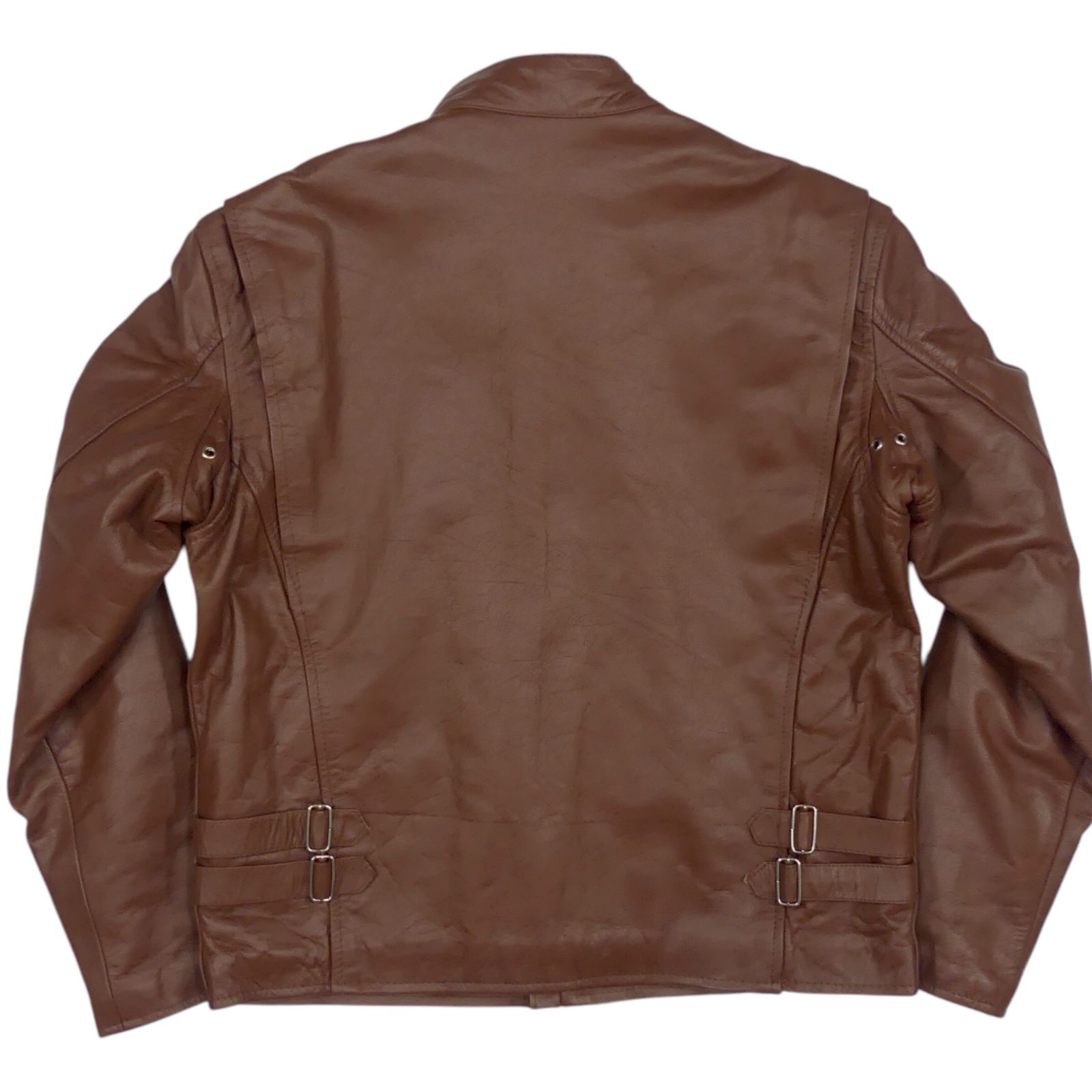 A/W HORNWORKS ホーンワークス レザージャケット 5L Horn Works 本革 プロテクター付シングルライダースジャケット