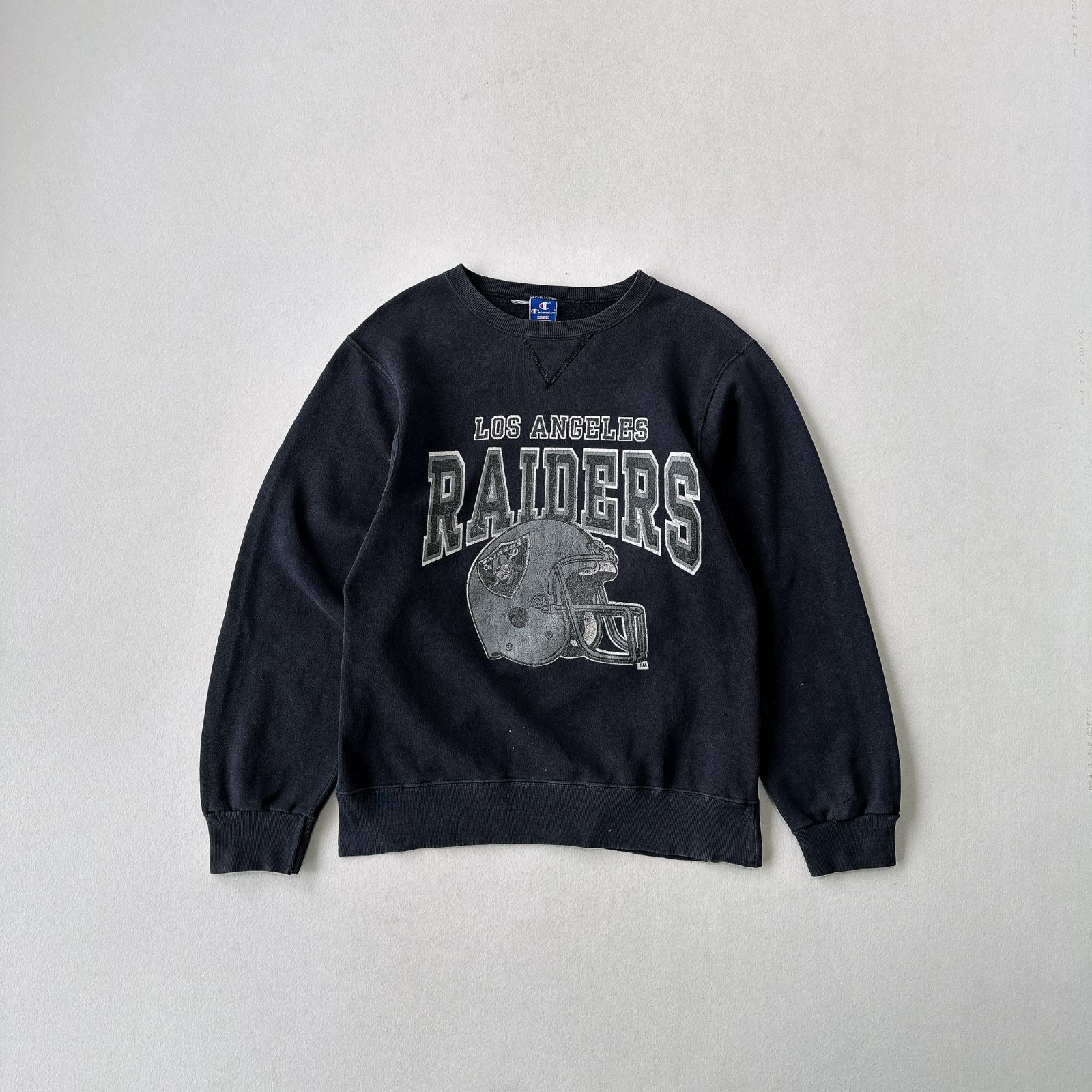 80sビンテージ チャンピオン RAIDERS 黒 スウェット 501XXパーカ 80s 