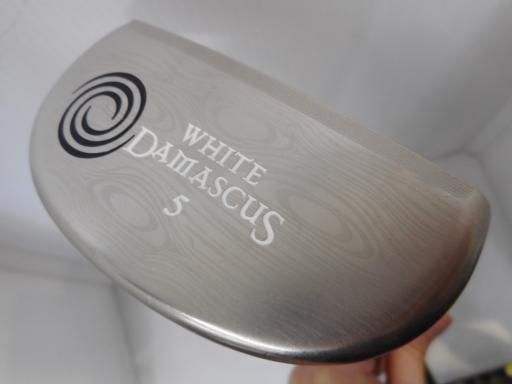 オデッセイ WHITE DAMASCUS 5 33インチ パター PT スチール フレックスその他 メンズ 男性用 右利き 右用 Cランク ゴルフクラブ