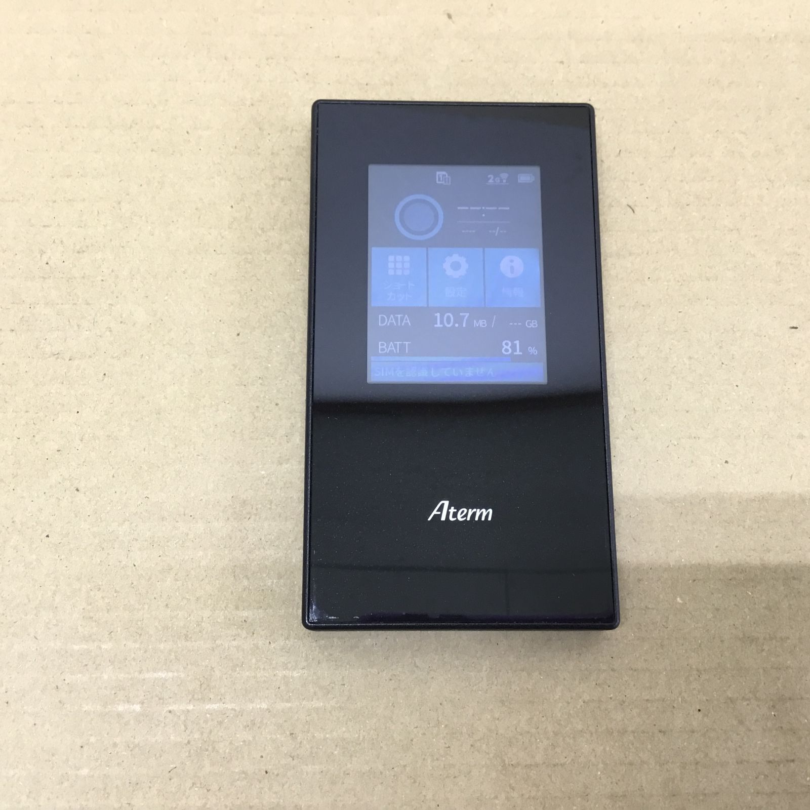 NEC Aterm MR05LN モバイルルーター 動作確認済み aterm statusの