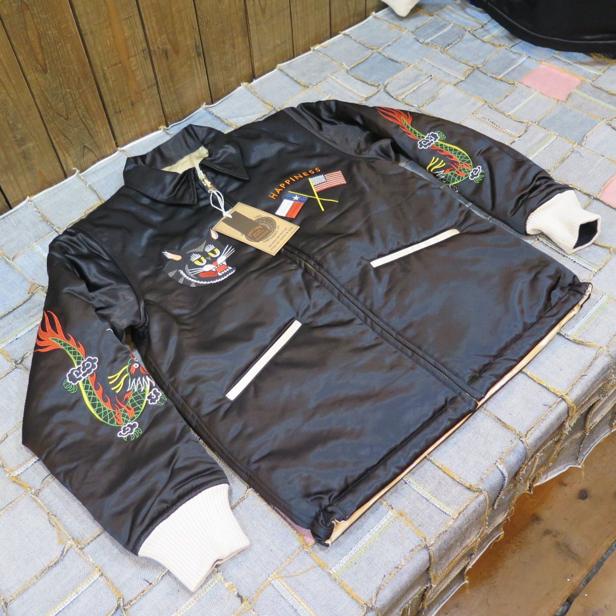 WEST RIDE　LONG-RIDER スーベニアジャケット　美品 ウエストライド】スーべニアジャケット リバーシブル WEST RIDE