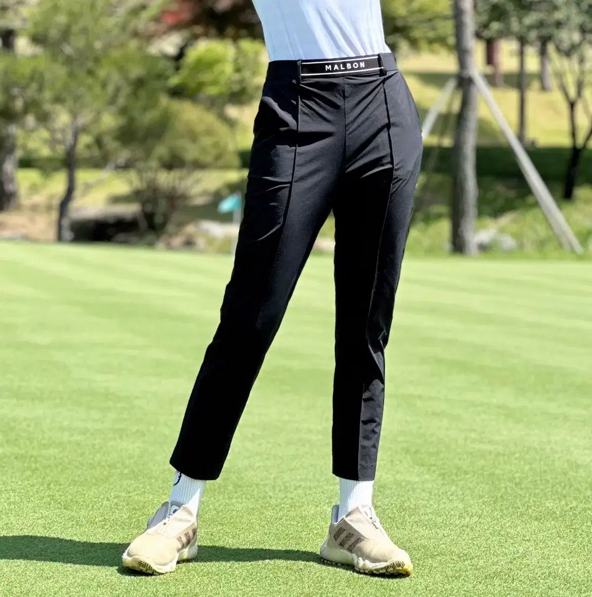 レディースゴルフウェア バケツ バンド パンツ