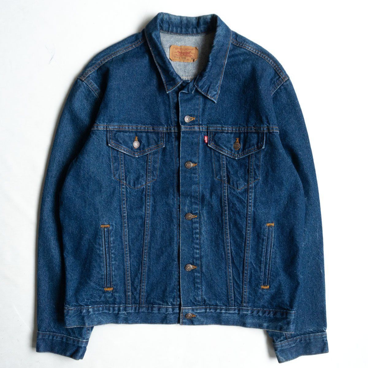 濃紺 80S USA製 Levi's 71506-0216 46L デニム - ジャケット・アウター