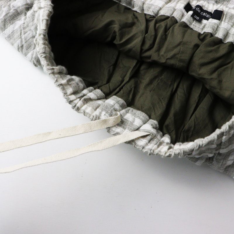 美品 定価36000円 2023SS パドカレ pas de calais 先染め