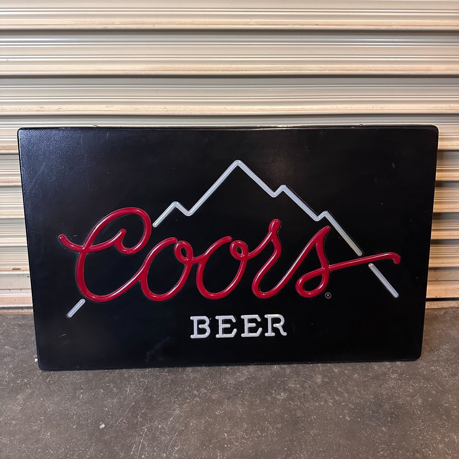 Coors Lighted Sign クアーズビールライトサイン - メルカリ