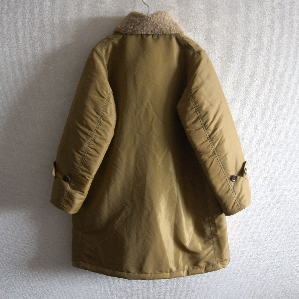 45R ナイロンボア ダンボブルゾン 45R ナイロン×ボアのダンボカラーブルゾン