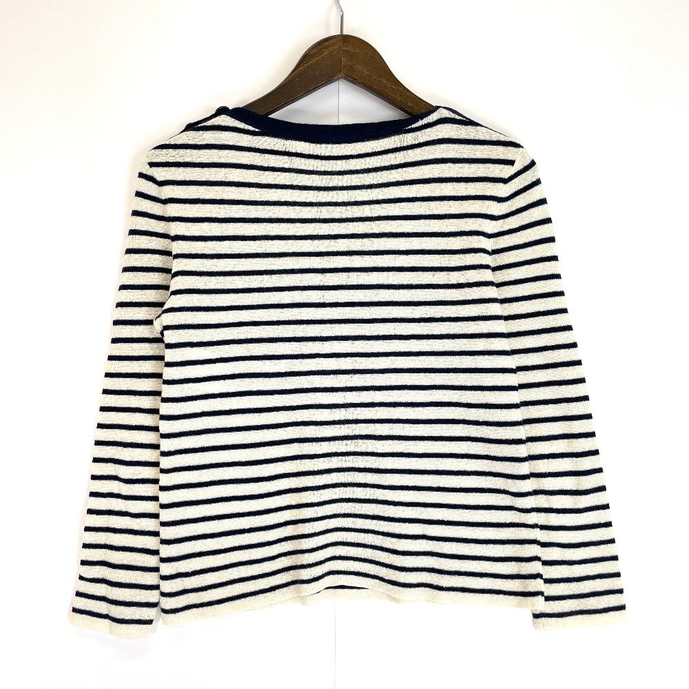 美品Christian Dior ボーダーニットDIORIVIERA 36