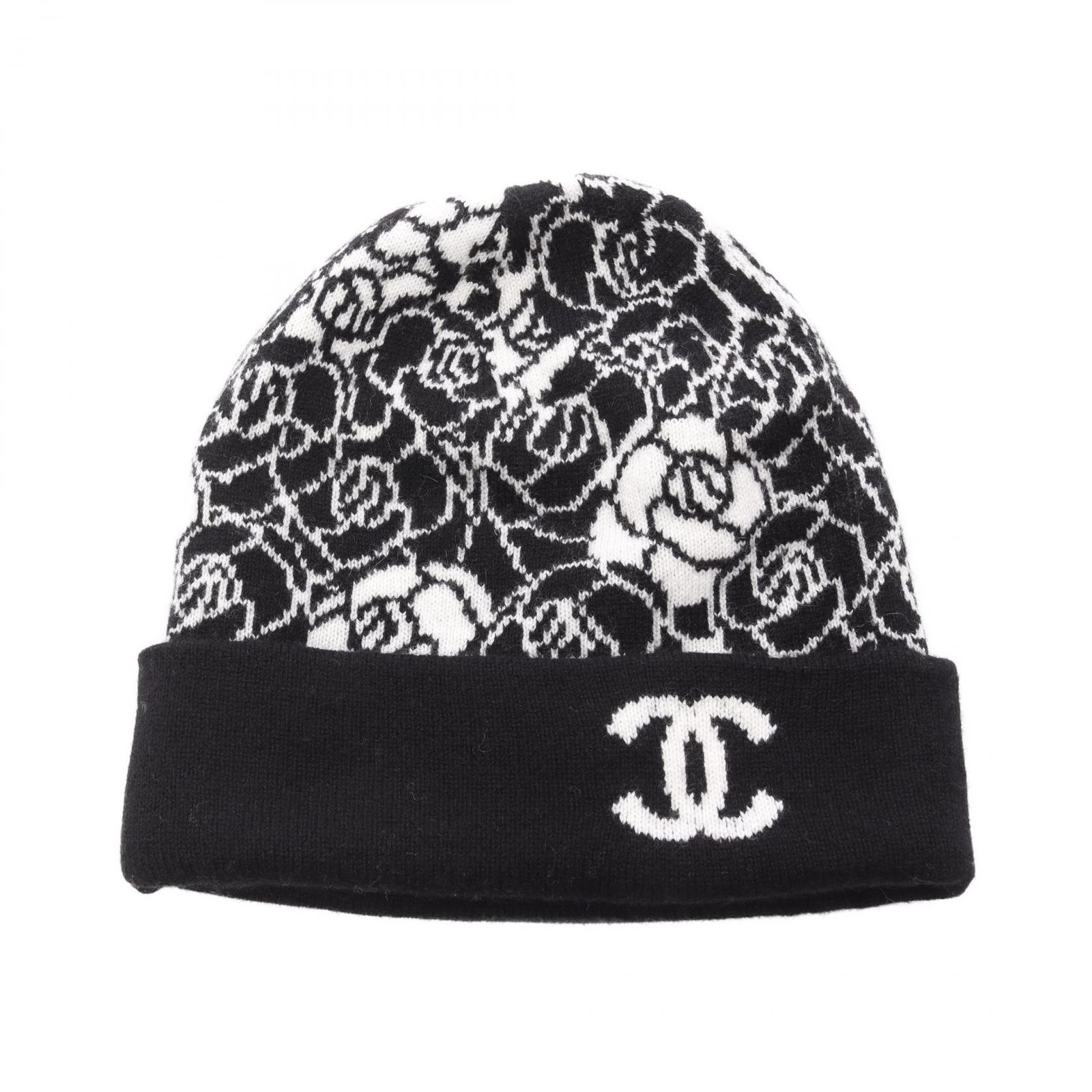 【美品 カシミヤ100%】シャネル カメリア ビーニー ココマーク ニット帽 171738627.jpg?cmsp_timestamp=