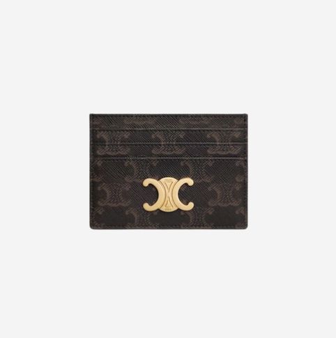 セリーヌ トリオンフ 折り財布 ブラウン ベージュ キャンバス セリーヌ トリオンフ 折り財布 ブラウン ベージュ キャンバス