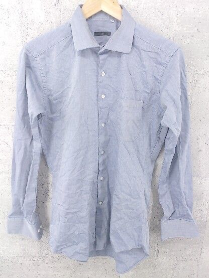 suit select 長袖 シャツ M84 ブルー #  【1002797474483】