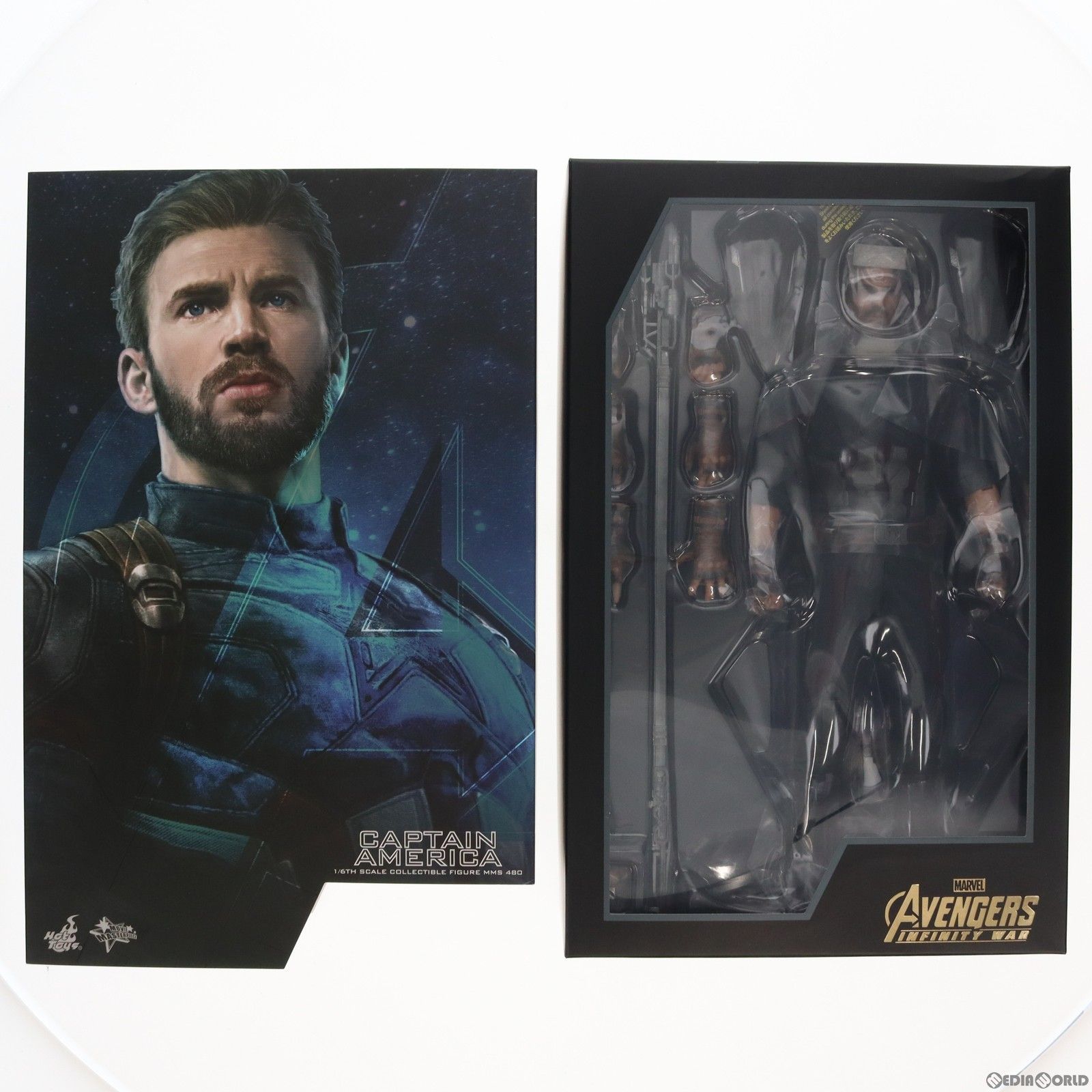 中古】[FIG]ムービー・マスターピース キャプテン・アメリカ 