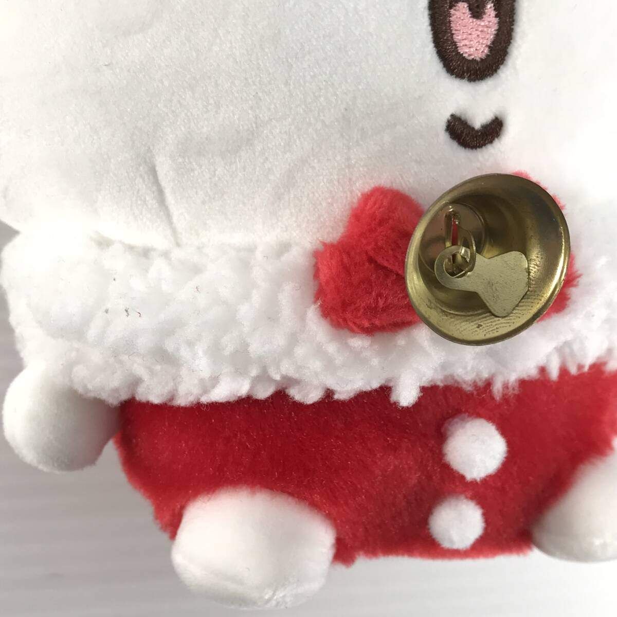 ○グレイ・パーカー・サービス ぬいぐるみ ハチワレ サンタ