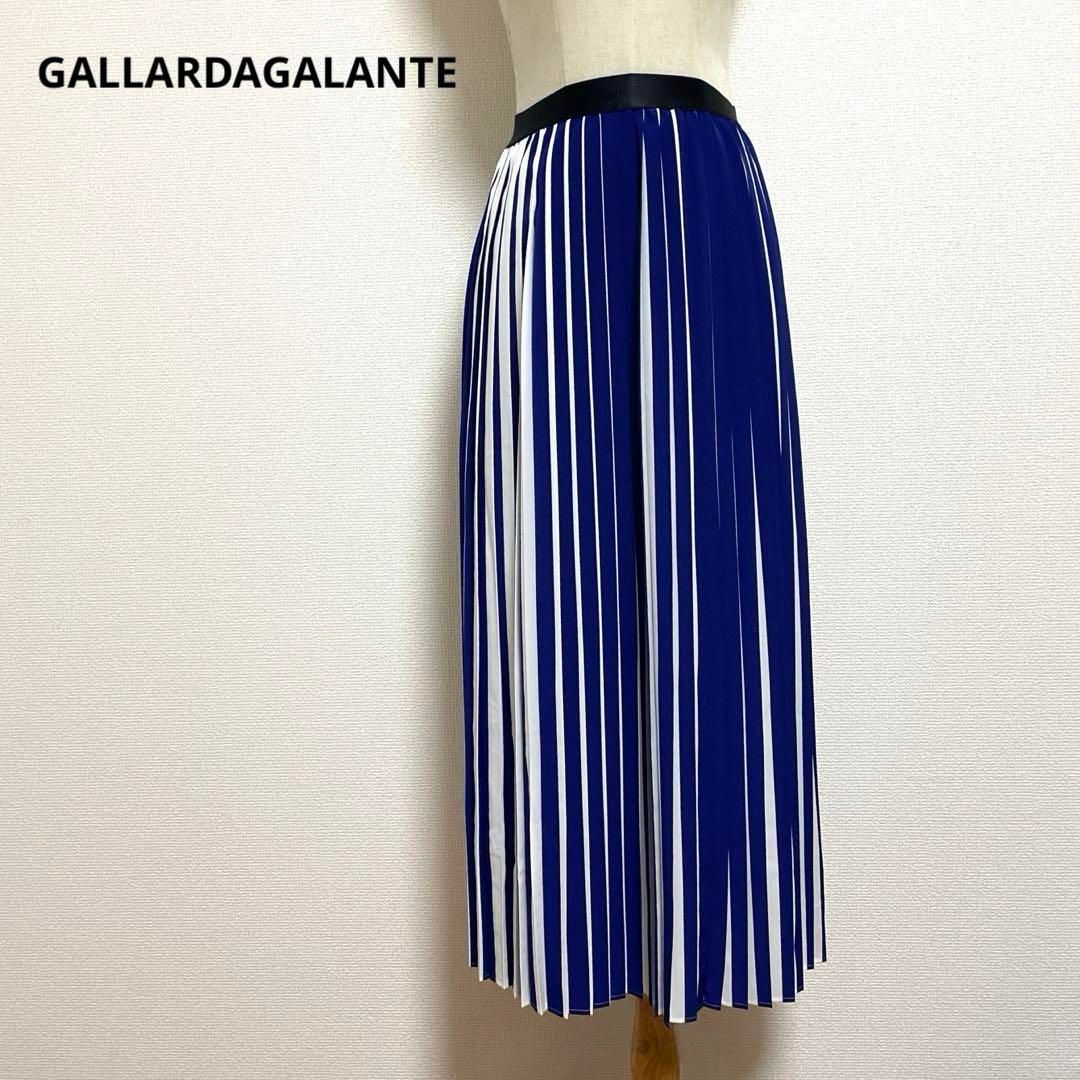 GALLARDAGALANTE ガリャルダガランテ ストライプ プリーツスカート