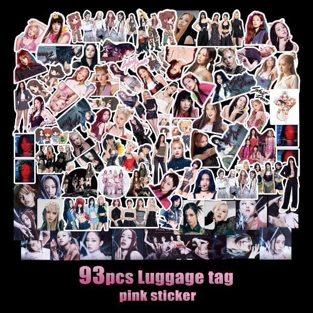 BLACKPINK ステッカーシール93枚セット BORNPINKブラックピンク