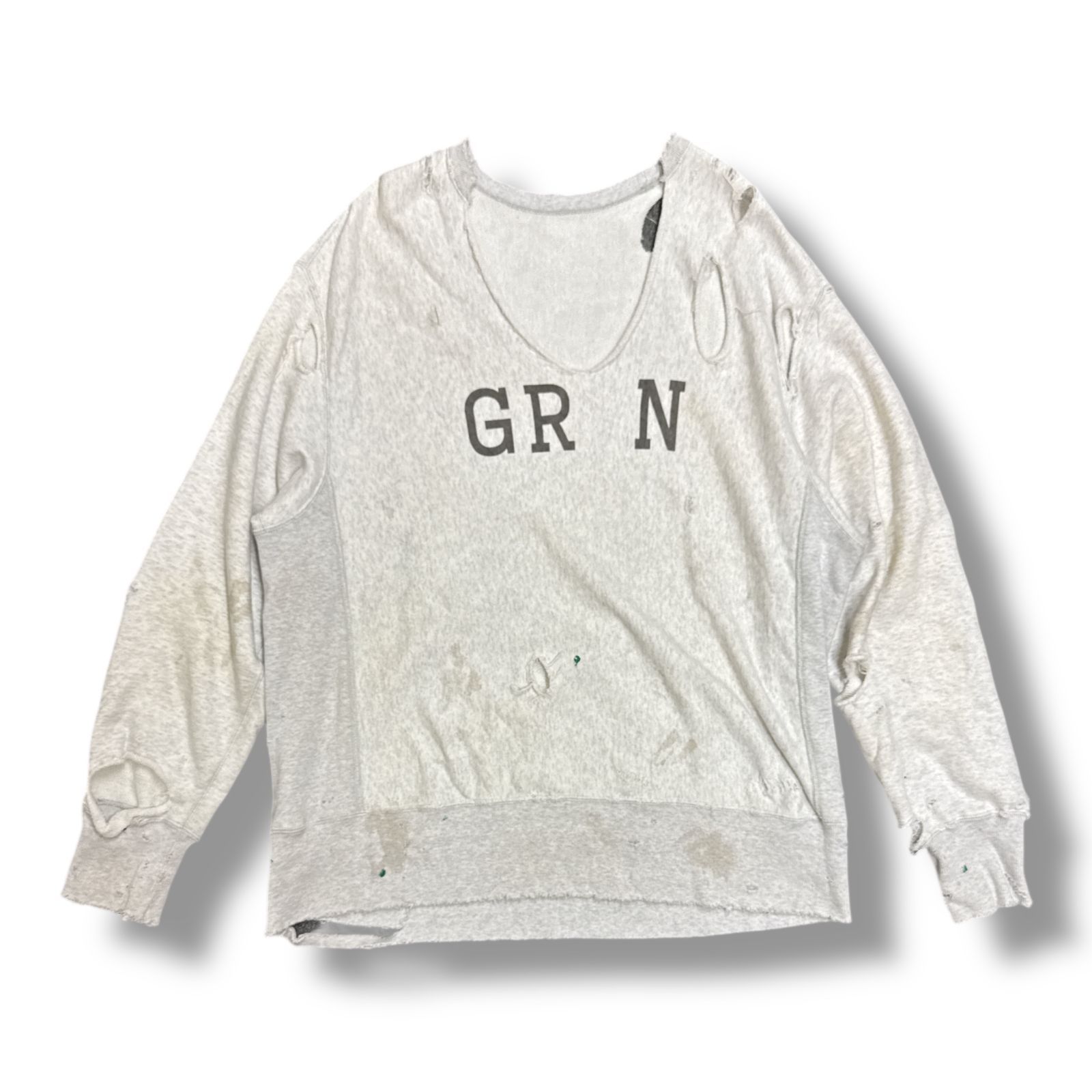 ANCELLM/アンセルム/GR N CRASH CREWNECK SWEAT