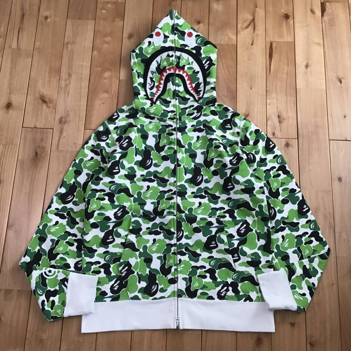 ☆成都限定☆ CHENGDU STORE CAMO Separate shark full zip hoodie M