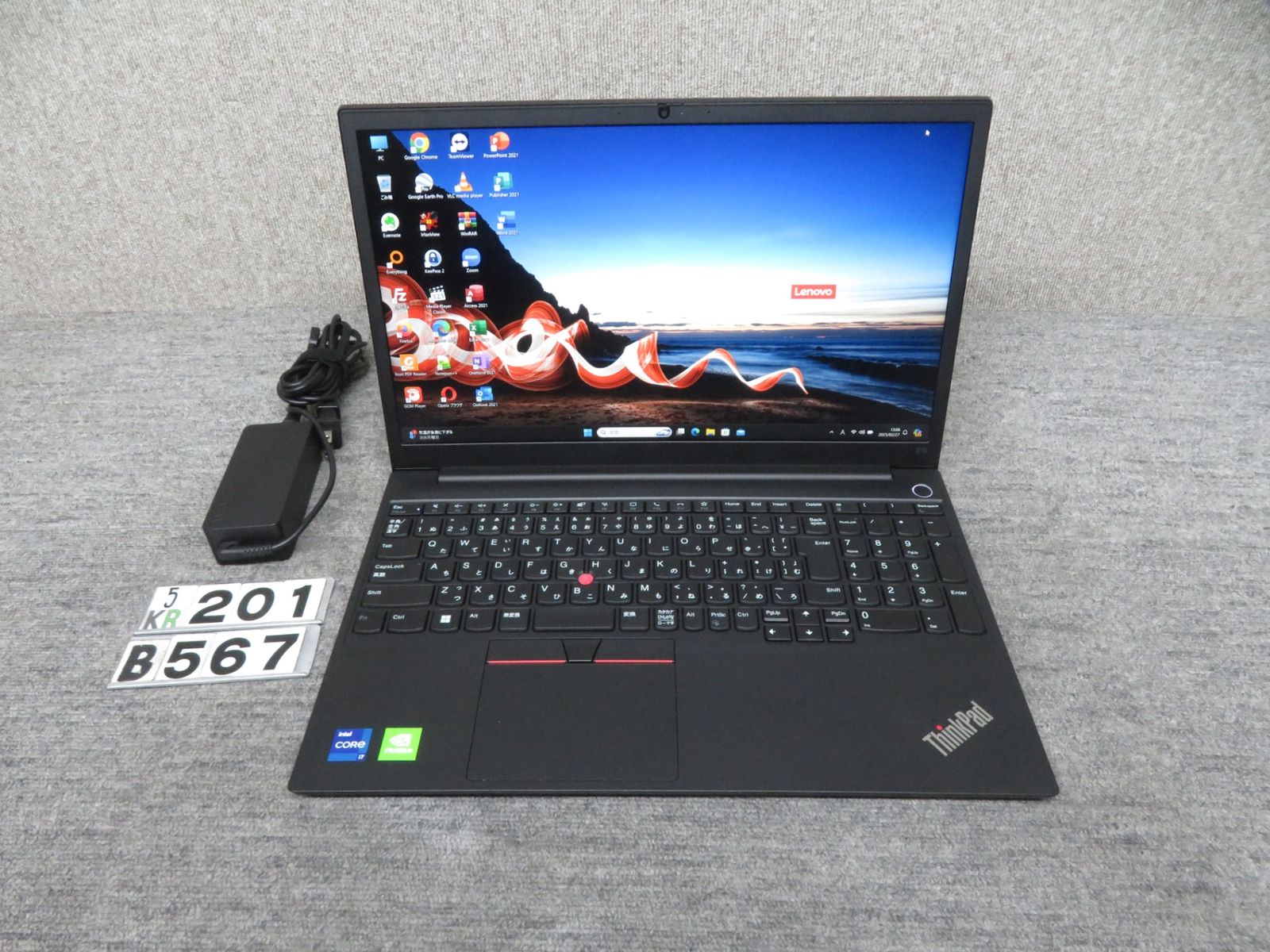 【高性能12世代CPUで動作サクサク】◆Lenovo ThinkPad E15 Gen 4/ 15.6型◆Core i7-1255U 高速12CPU/高速512GB SSD/メモリ16GB◆GeForce MX550搭載◆Windows 11 Pro/サービス microsoft Office 2021付◆到着後すぐに使える 61XO6awmVeL._AC_SY200_QL15_.jpg