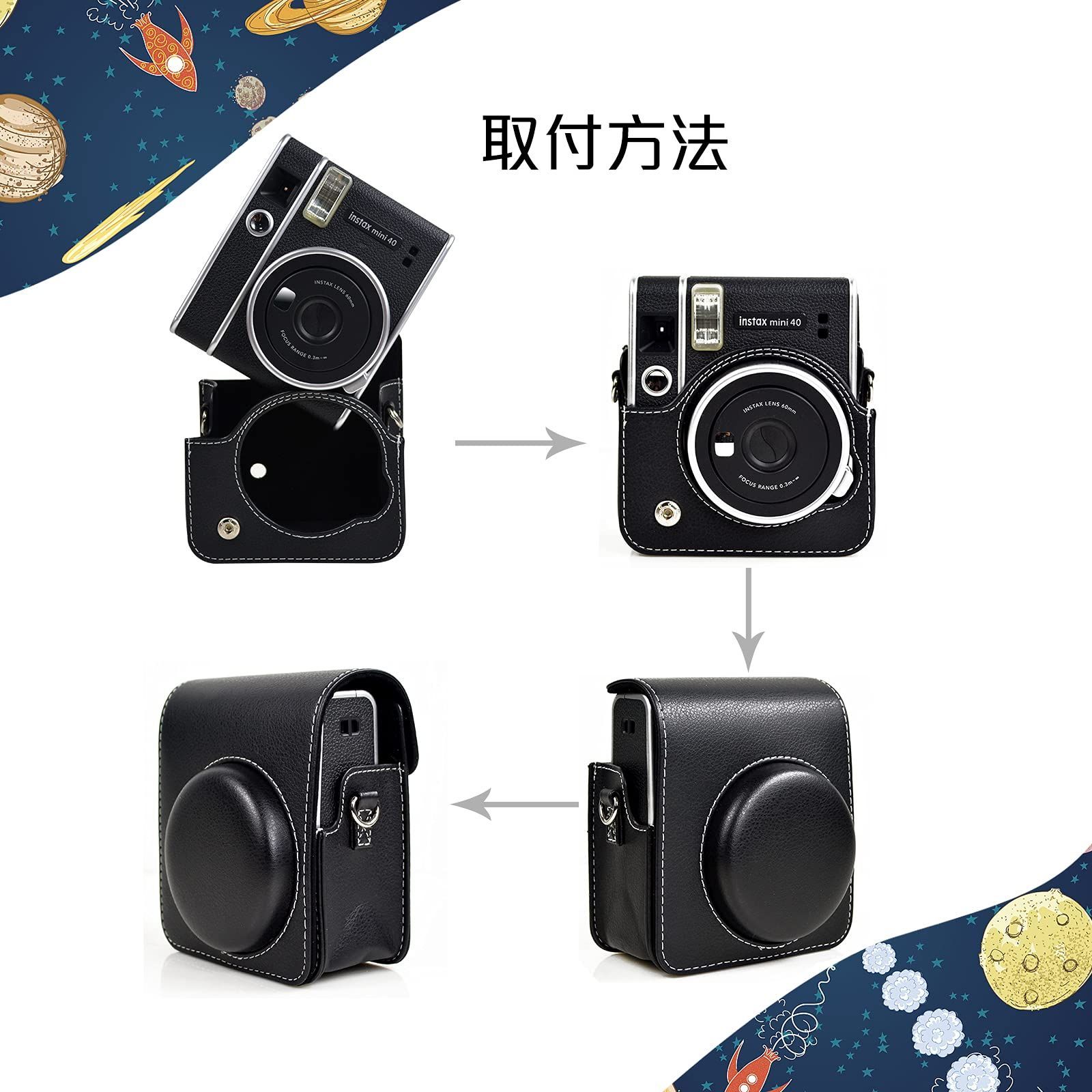 インスタントカメラ チェキ INSTAX MINI 40 ケース付きInstax インスタントカメラ チェキ INSTAX MINI 40 ケース付きInstax