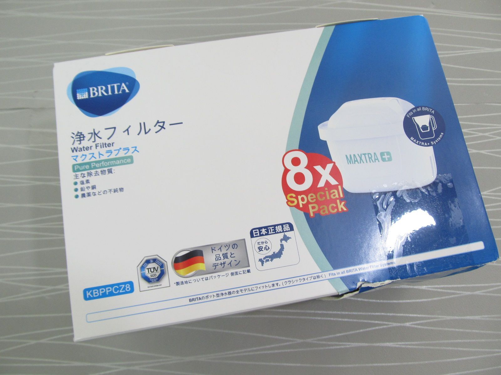 ブリタフィルターカートリッジ MAXTRAプラス 8P/ MQ