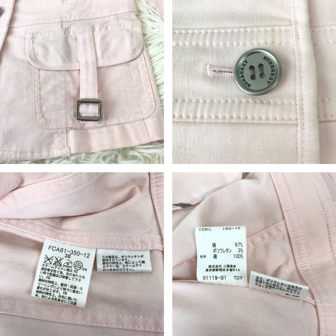 BURBERRY LONDON バーバリーロンドン ジャケット ピンク サイズ