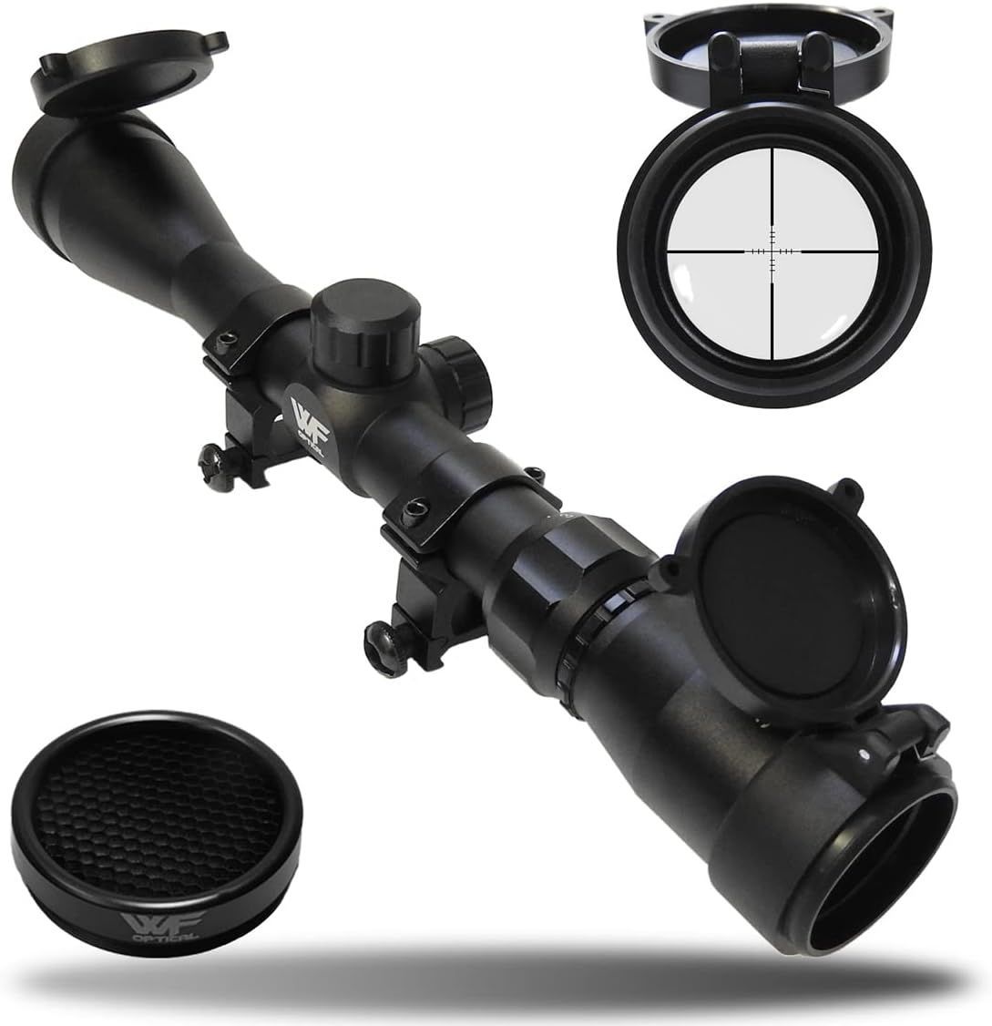 【開封済・未使用品】 WF Optical ライフルスコープ 3-9ｘ40mm マウントリング付属/3-9倍ズーム A0527 0723ML004 0120240718101399