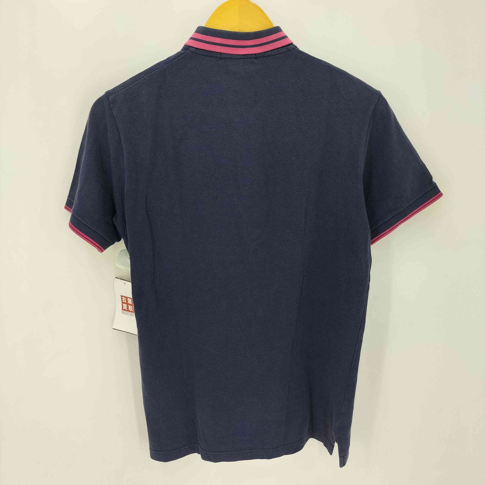 好配色 美品 \"Burberry BLACK LABEL\" 鹿子 ポロシャツ BURBERRY BLACK LABEL SS ベージュBROWNカラー 鹿の子 PORO