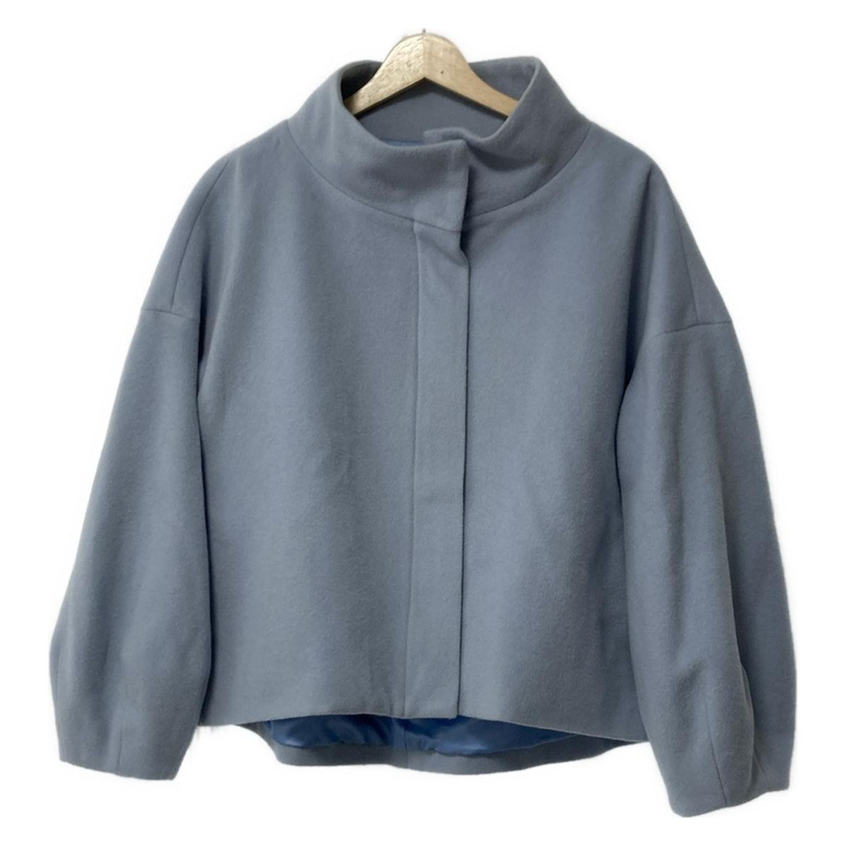 Viaggio Blu ビアッジョブルー コート サイズ3 L レディース - ライトブルー 長袖|ショート丈|秋|冬