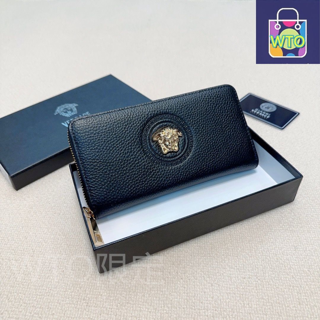 ヴェルサーチ レザーメンズハンドバッグ