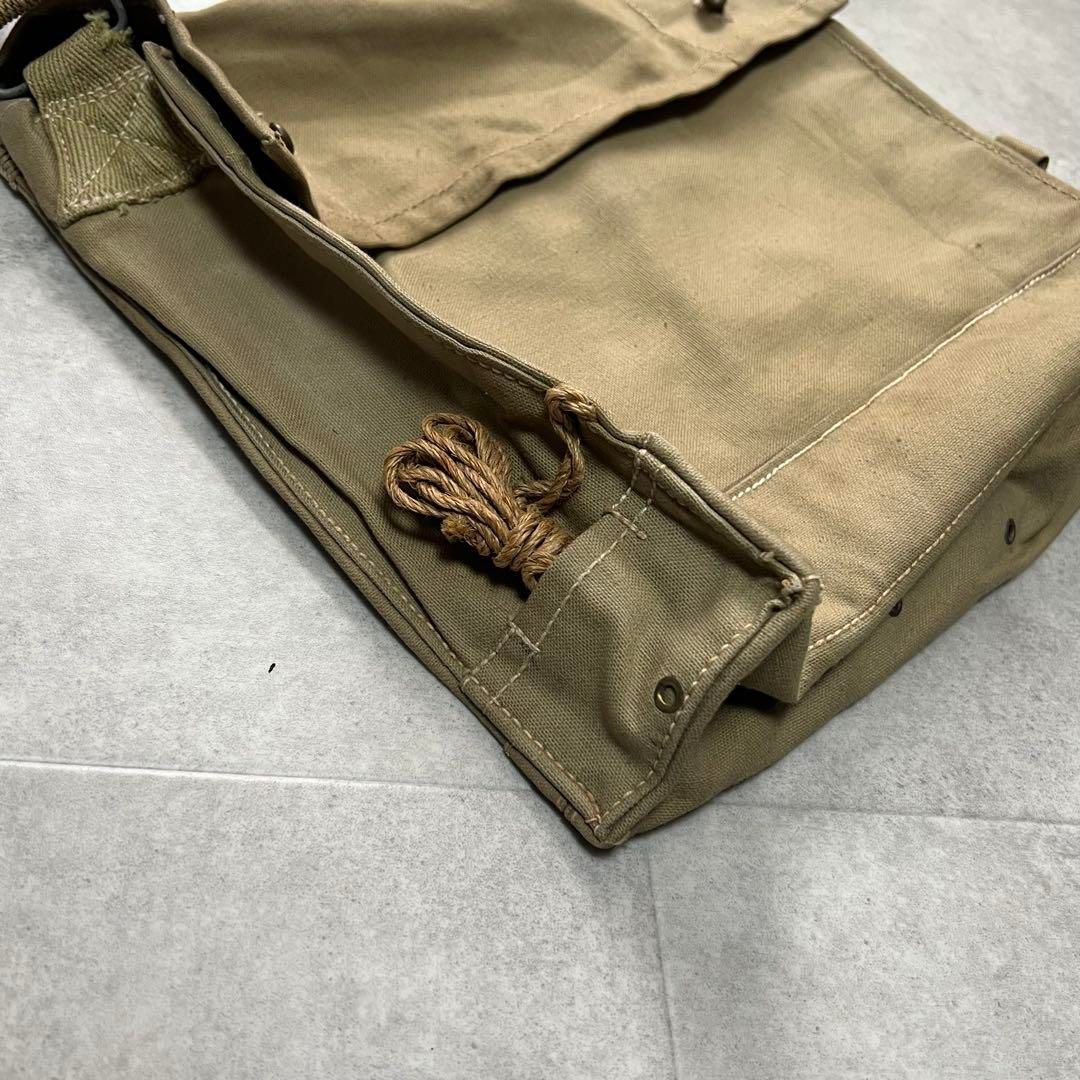 希少40s WW2 第二次世界大戦 イギリス軍 ガスマスクバッグ