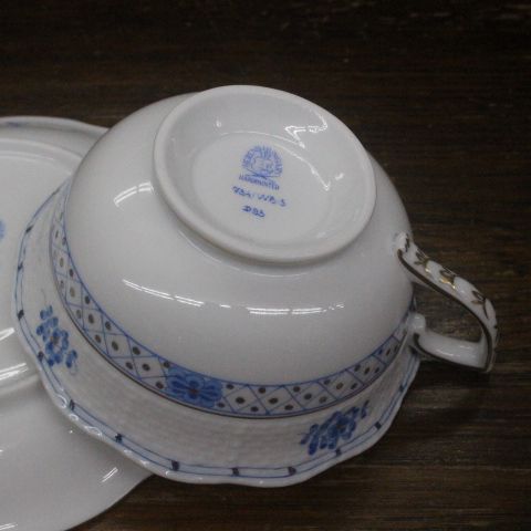 極美品! 入手困難 ヘレンド Herend 森の宝物 水色 カップ ソーサー