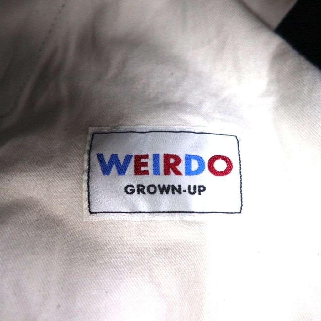 WEIRDO オーバーオール M ブラック WOLF BAIT-OVERALL WEIRDO Overalls M Black WOLF BAIT-OVERALL Cotton GROWN-UP