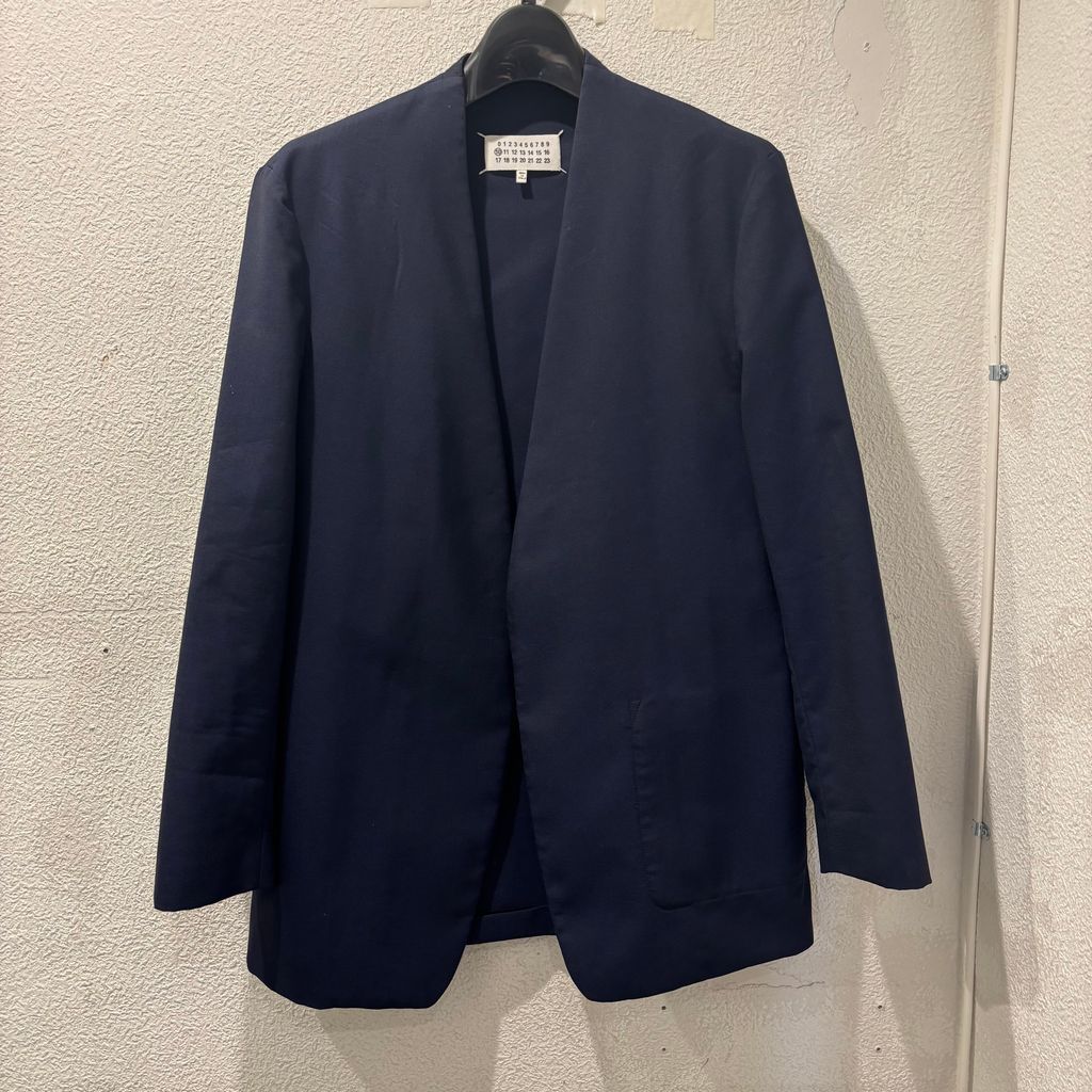 Maison Margiela メゾンマルジェラ 22SS Wool No-collar Jacket