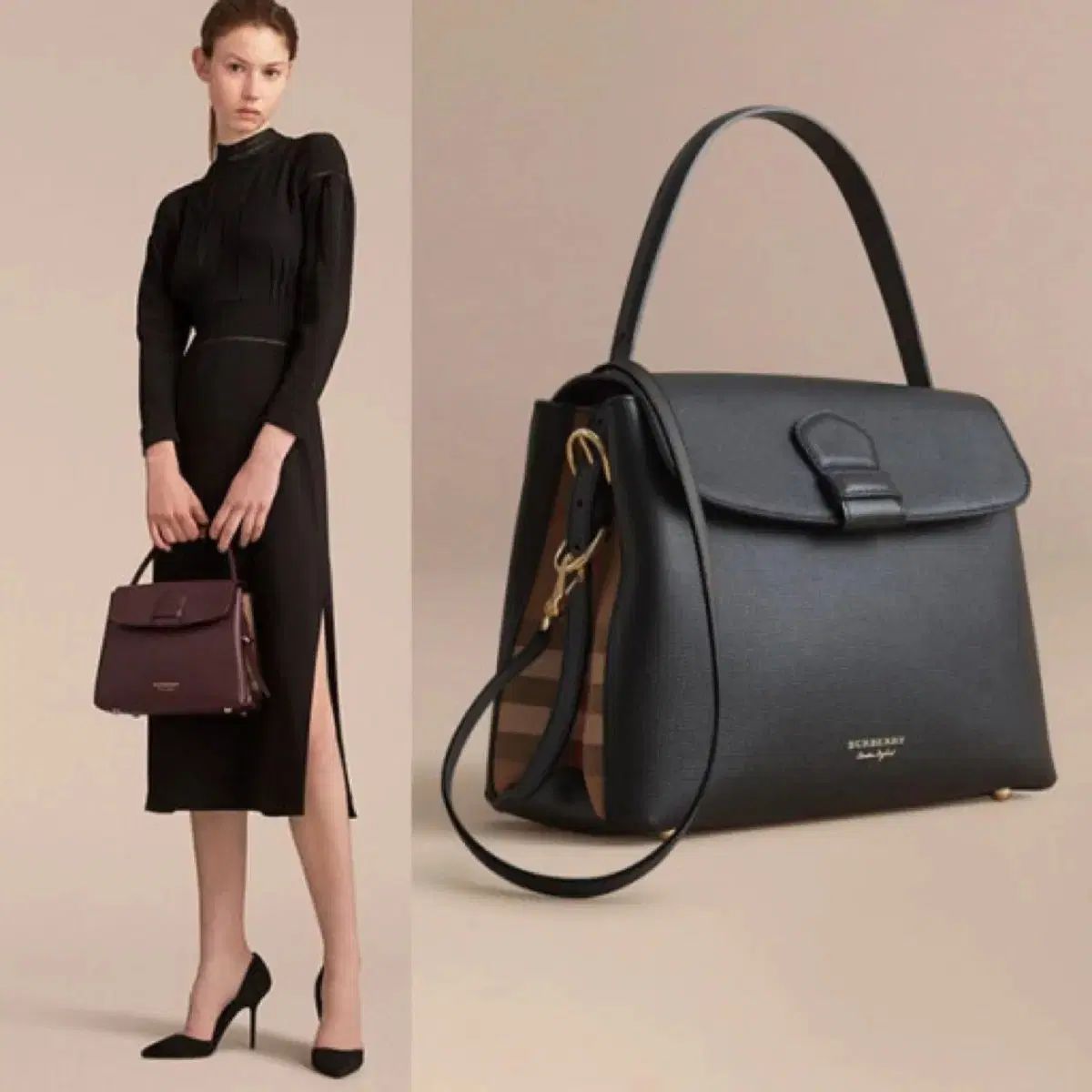 Burberry バーバリー キャンバリー スモール ブラック 販売