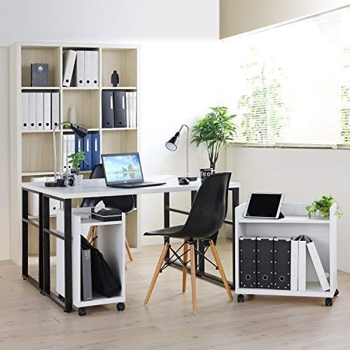 大決算セール A4ファイルボックス縦置き対応 デスク下収納 背面化粧 木製 キャスター付き 白 ラック 幅60 サイドワゴン 高さ59.2 奥行29.3cm デスクサイドに便利 OF2-6060P 白井産業 オフィスコ2