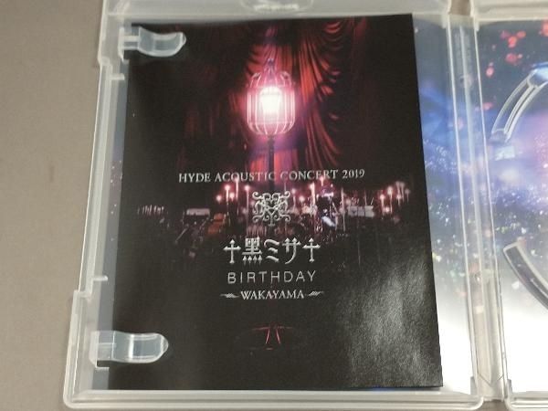 HYDE ACOUSTIC CONCERT 2019 黒ミサ BIRTHDAY -WAKAYAMA-(通常版)(Blu